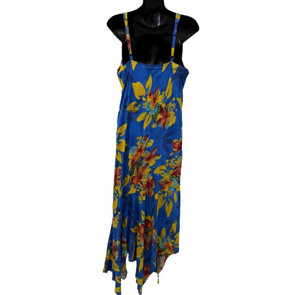 90s Jams World Beach Handkerchief Hem Midi Dress - Picture 8 of 8